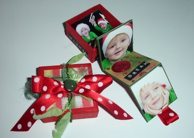 {Christmas is coming!} scrapbooking craft box photo gift