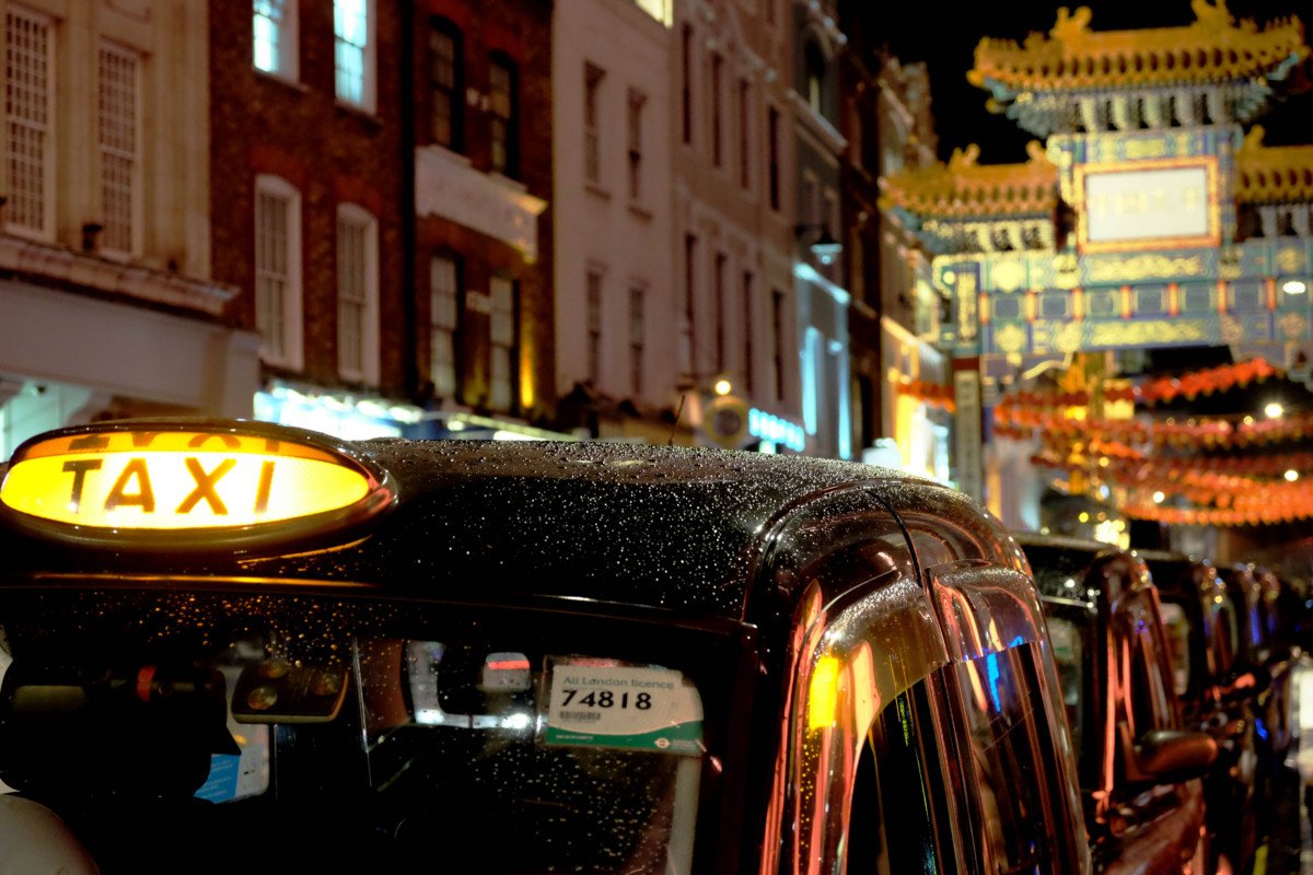black cab china town