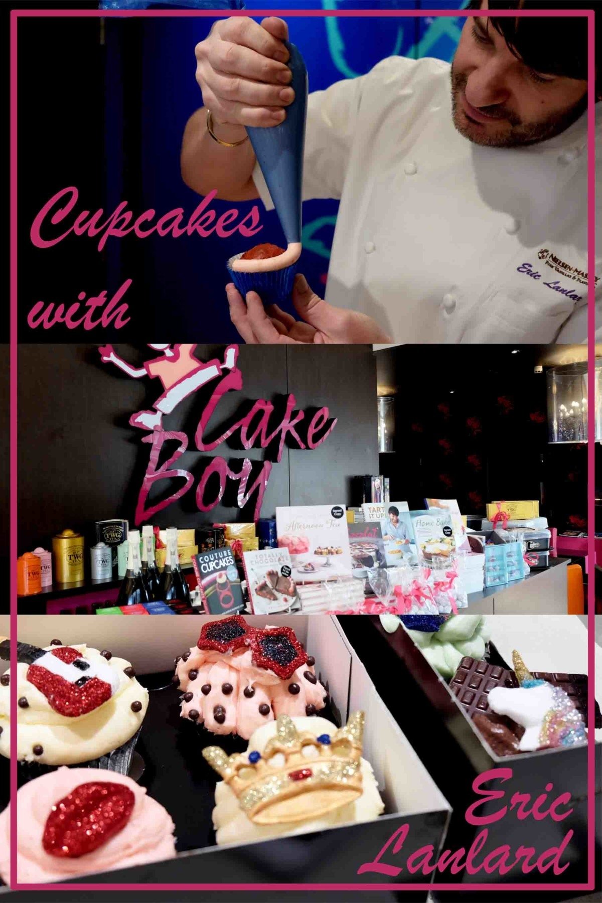 Champagne and Cupcakes with Eric Lanlard and Red Letter Days. Cupcake course and afternoon luxury tea