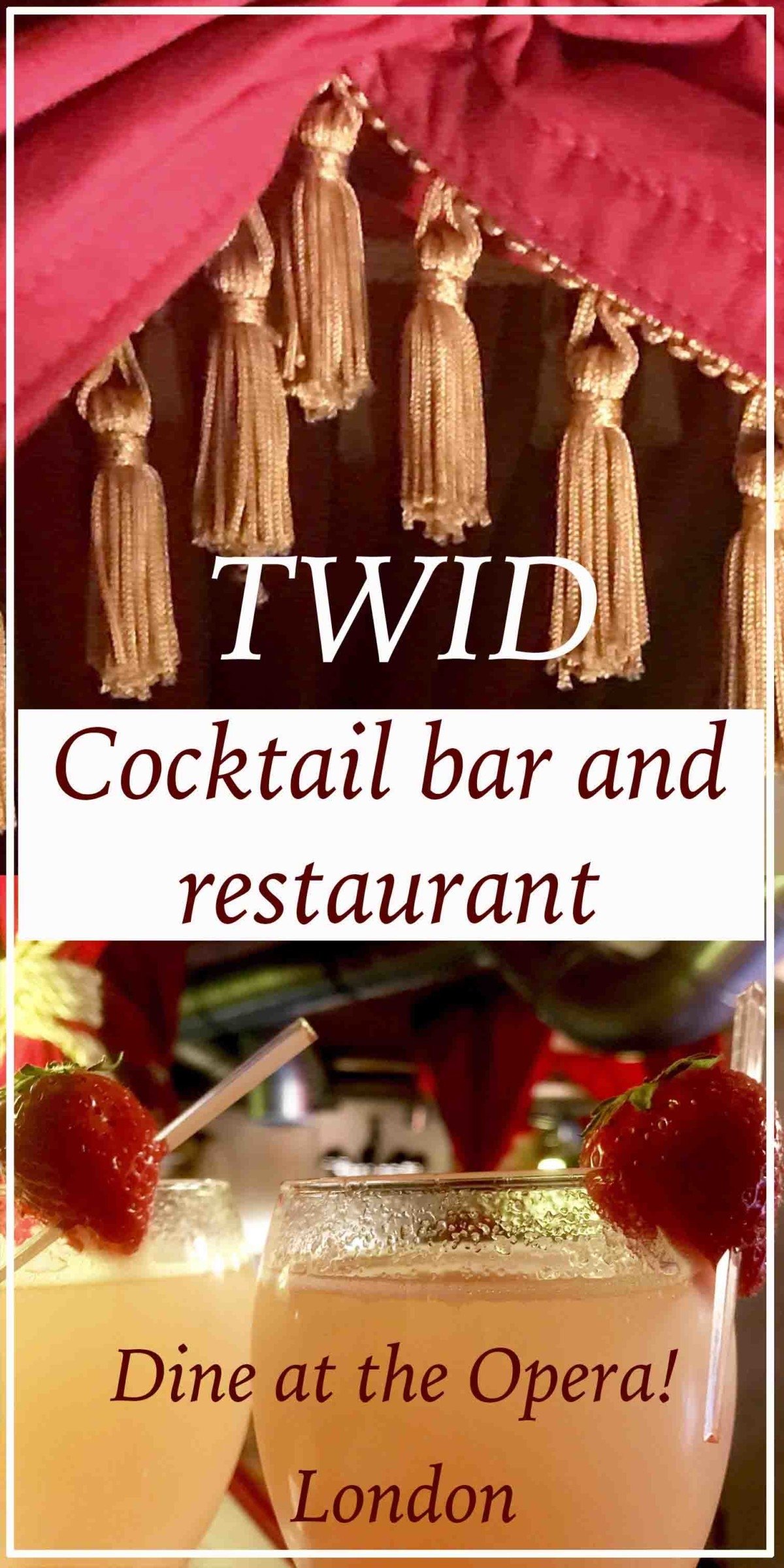 Twid Cocktail bar and restaurant Battersea.