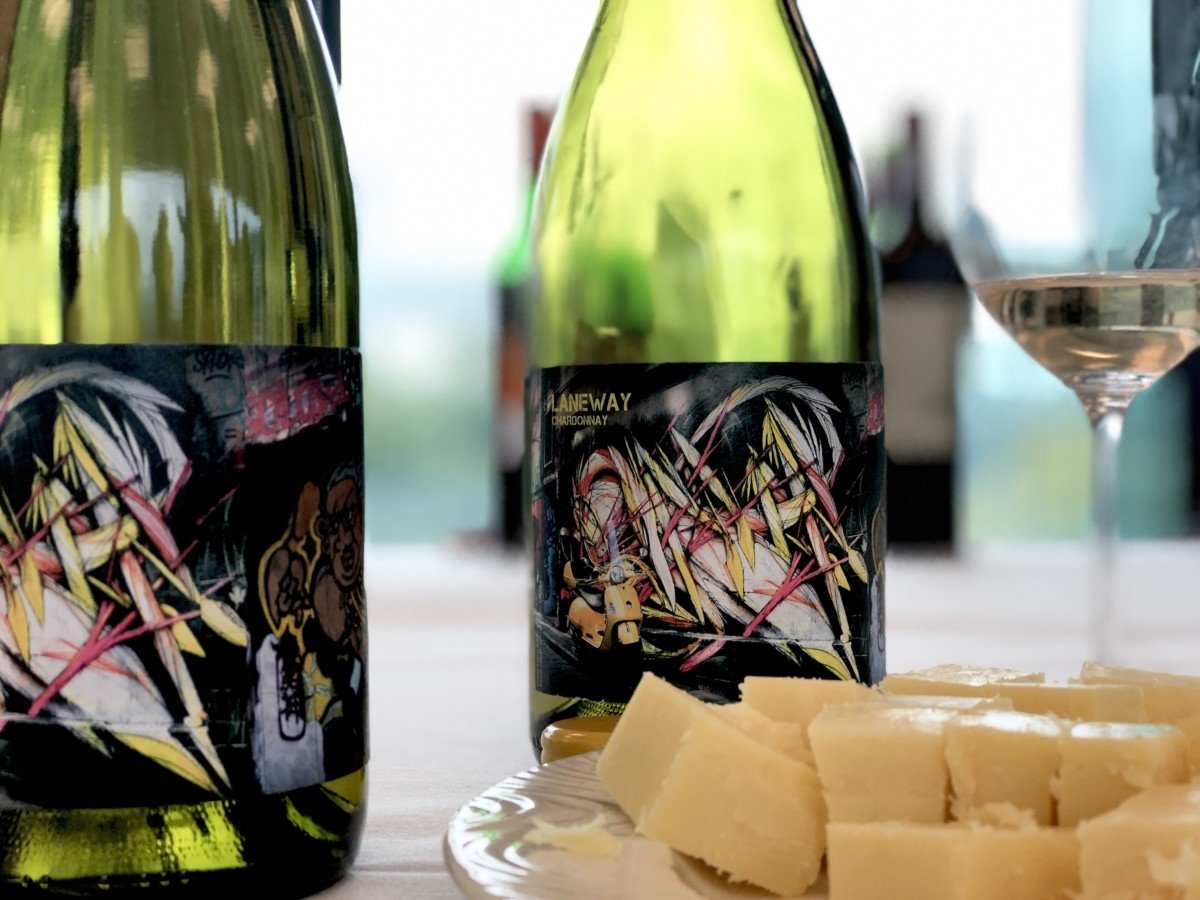 Perfect Wines to pair with Christmas dinner Co-op picture of bottles laneway chardonnay with cheese