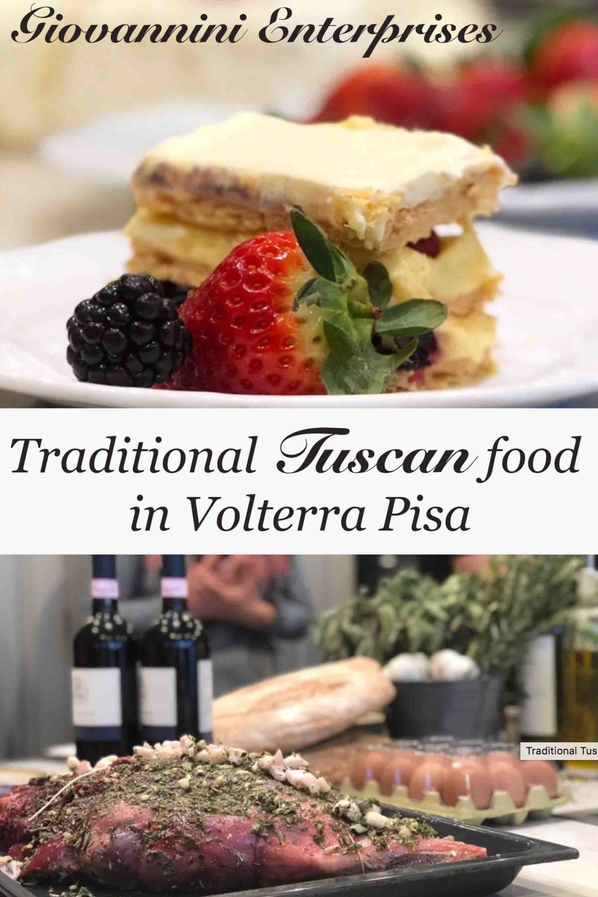 Traditional Tuscan food in Volterra Pisa pinnacle image