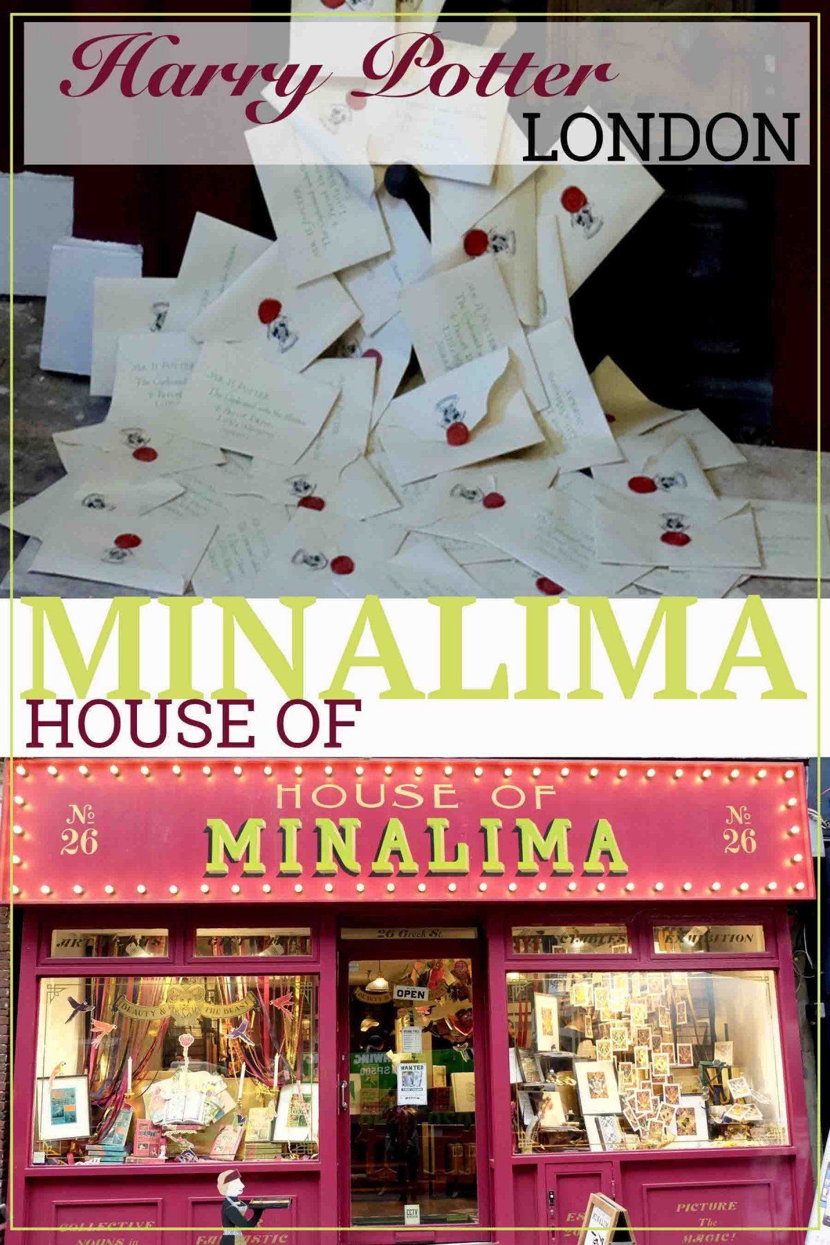 The house of Mina Lima Harry Potter and Fantastical Beasts stop in London