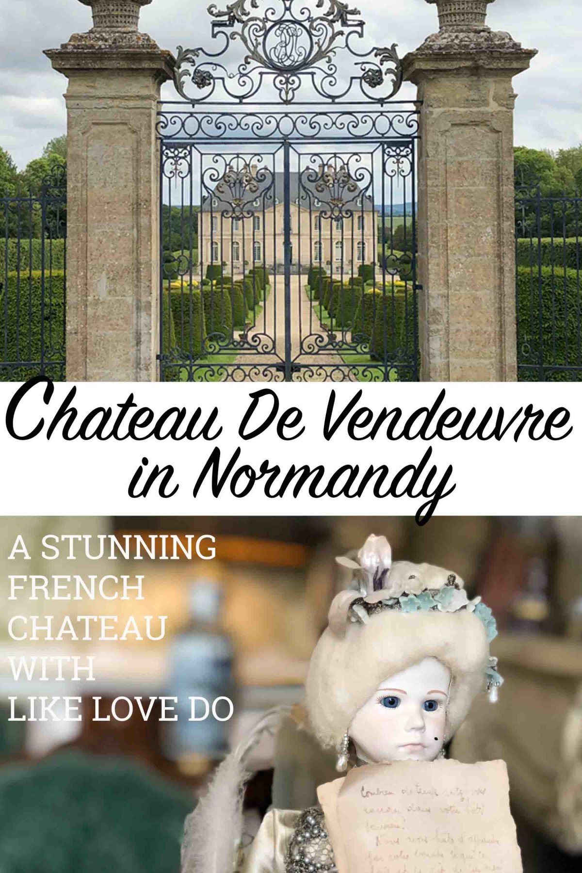 CHATEAU DE VENDEUVRE A normandy French Chateau with stunning miniatures and  secret gardens