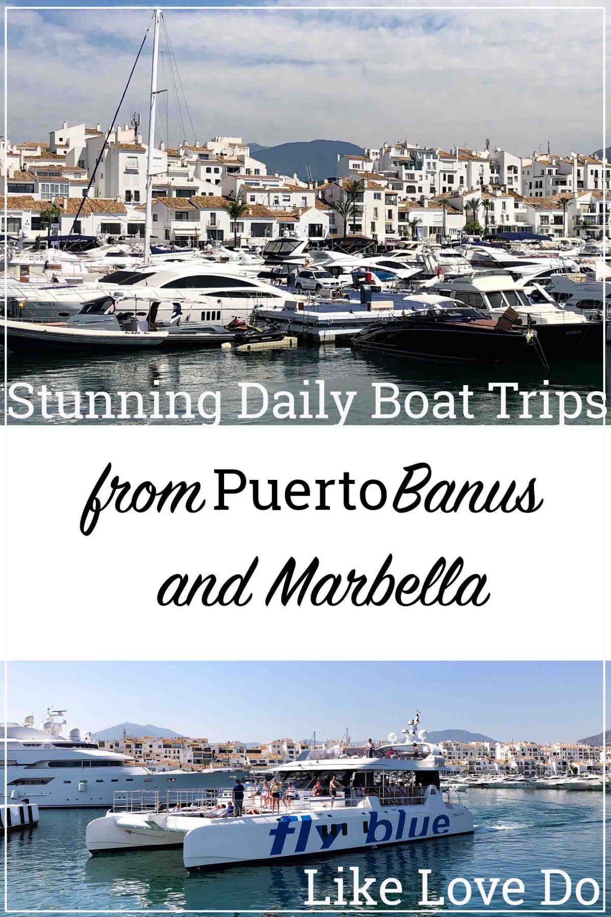 stunning daily Boat trips from Peurto Banus to Marbella the perfct way to see Marbella old Town 