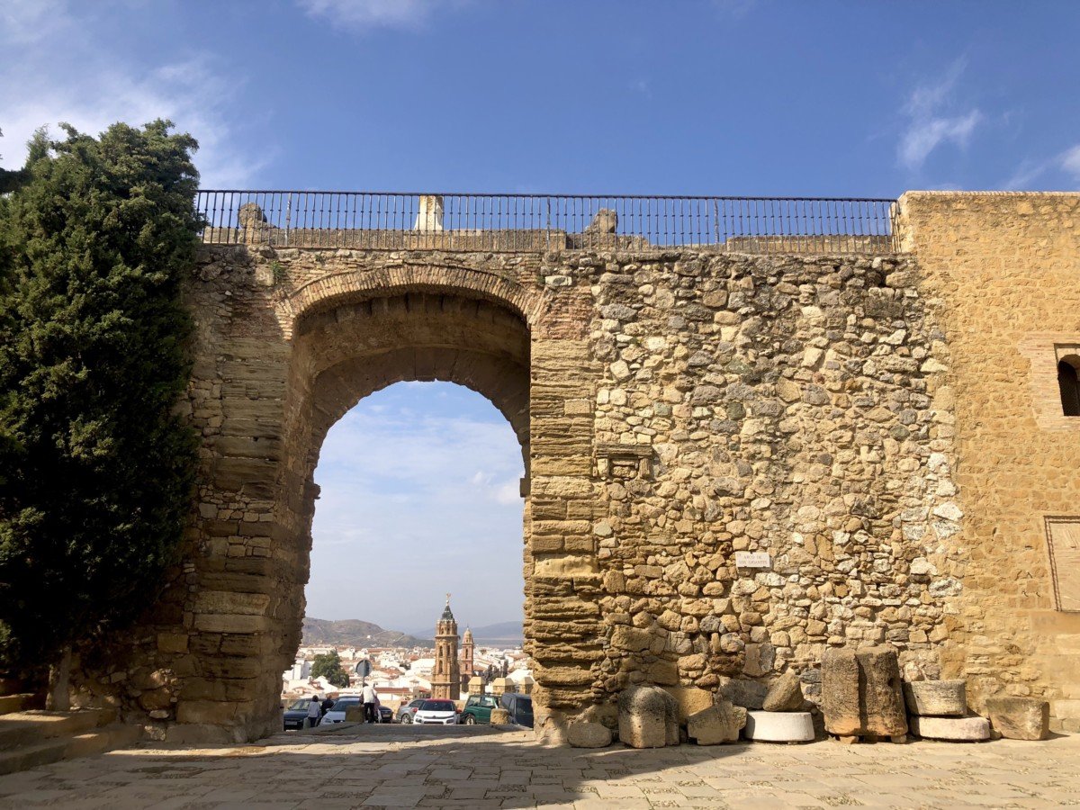 The gate of The Alcazaba of Antequera
