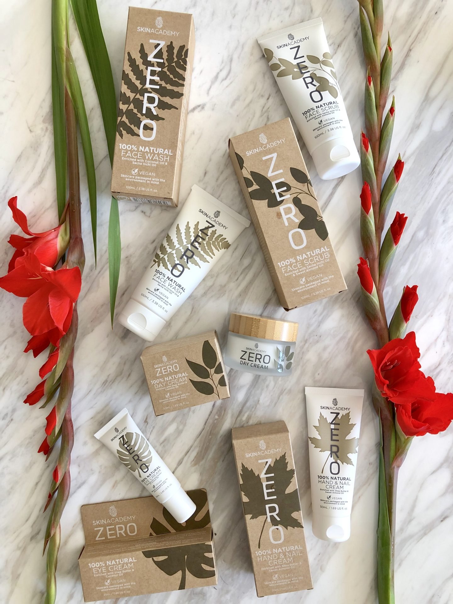 Skin Academy Zero skin care is a range of products such a face wash and day cream which are ultra hydrating as well as nourishing.  All of the Skin Academy Zero ingredients are 100% natural and vegan friendly!