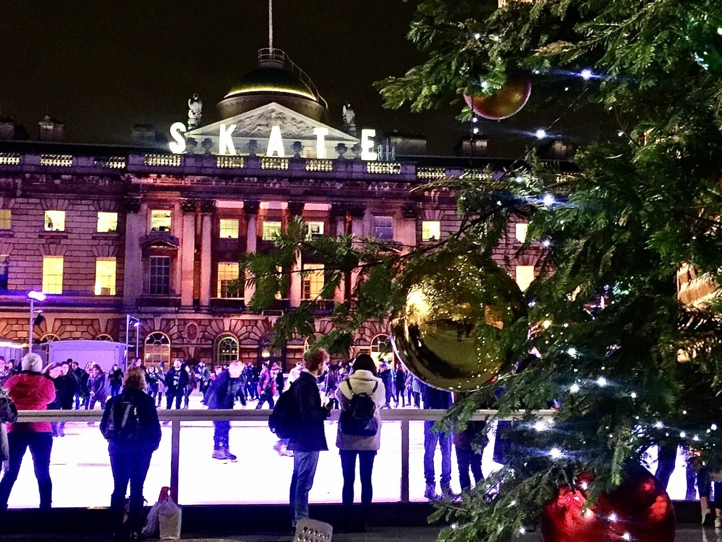 11 Best Ice rinks in London. Skate Ice rink at Somerset house