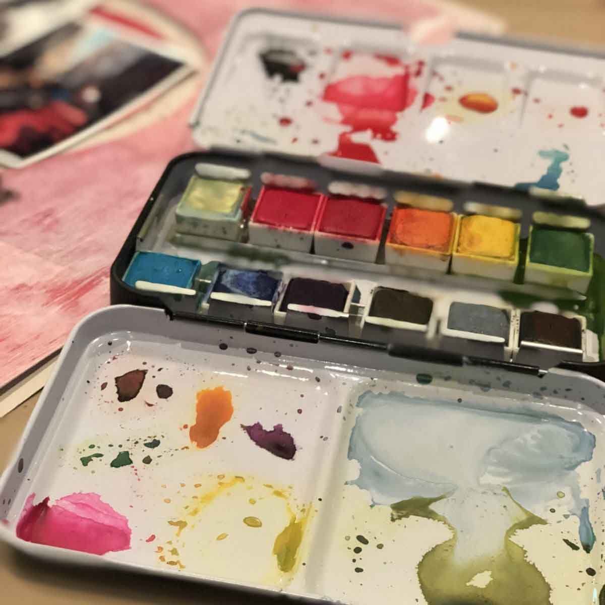 Painting watercolour box