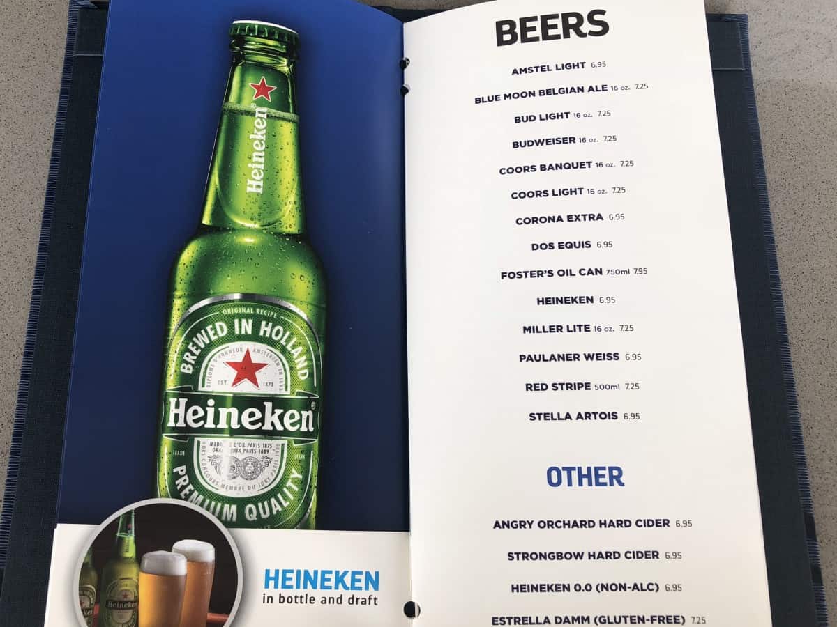  These Royal Caribbean pool bar drink menus can be found at all of the pool bars. Beers menu