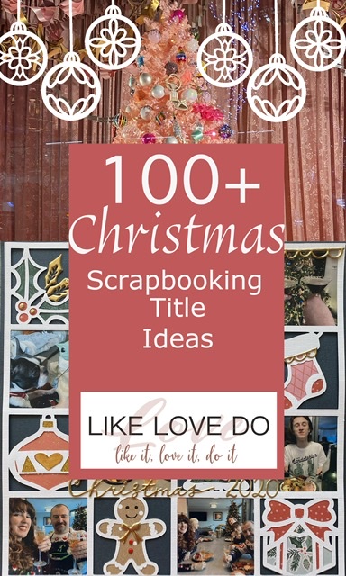 Over a Hundred Christmas Scrapbooking Title ideas for your next Scrapbooking Layout. Everything from Santa to Christmas sayings perfect for scrapbooking pages.