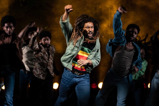 Craig Sugden photography The New Bob Marley Get Up stand Stand Up Musical in London 2021 on stage photo lyric london