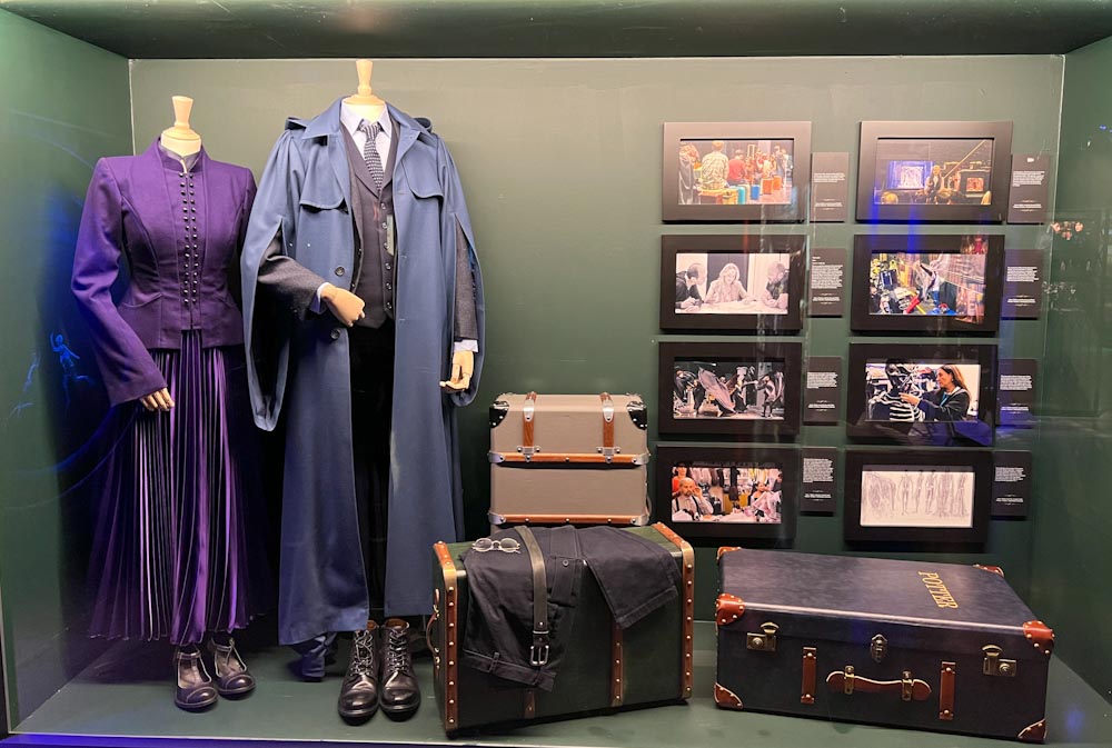 Harry Potter and the cursed child costumes and luggage Props from the theatre show in Londons Shaftesbury avenue