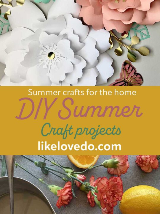 Summer Craft projects for the home