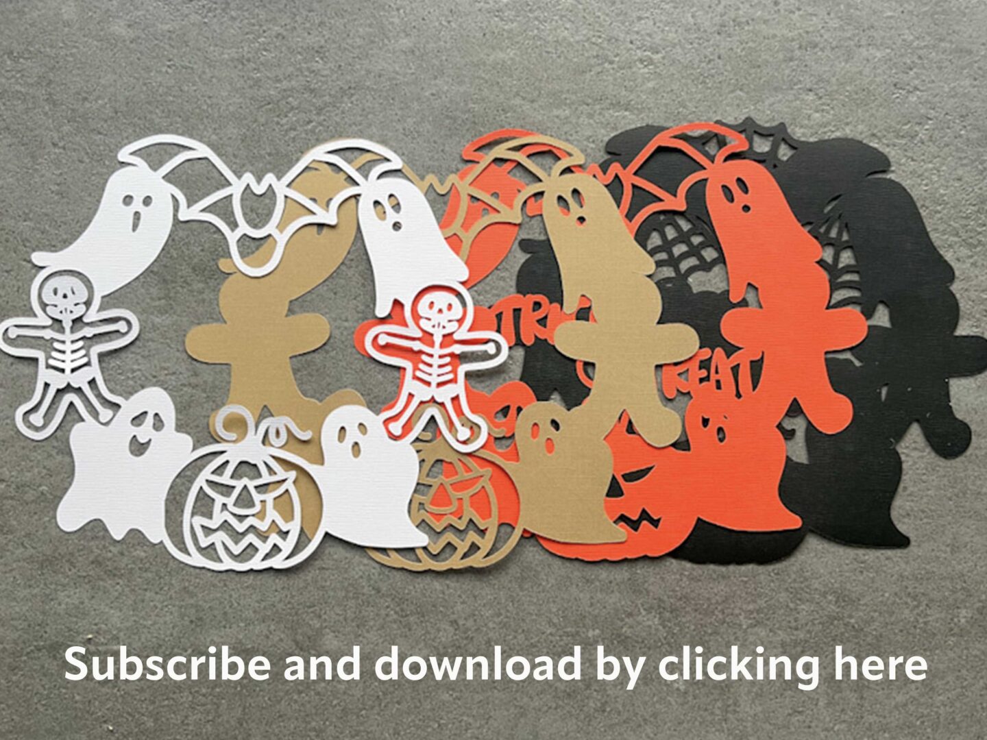 Download click here photo of 4 layer halloween wreath cut file