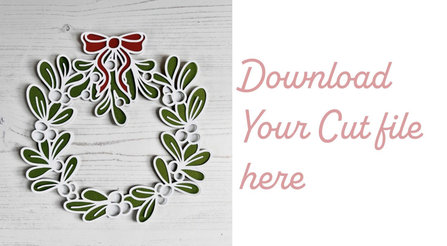 Mistletoe wreath free download
