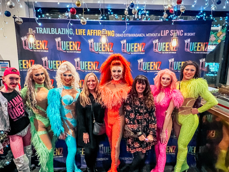 We were recently invited to attend Queens the show with balls at the Arts theatre in Leicester Square. The cast of Queenz